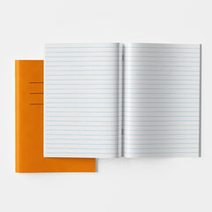 A4+ Choice Exercise Book 12mm Ruled 80pg Orange 50pk Orange hi-res